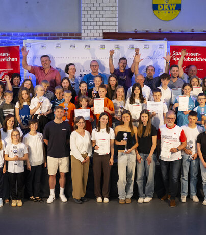 Verleihung der Auszeichnungen im Sparkassen Sportabzeichenwettbewerb Sachsen 2025, Foto: LSB Sachsen