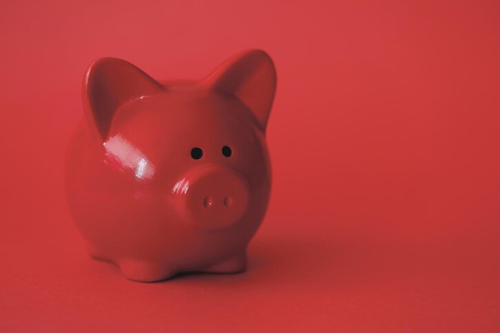 Das rote Sparschwein ist das Markenzeichen der Sparkasse. (Foto: S-Com/getty)