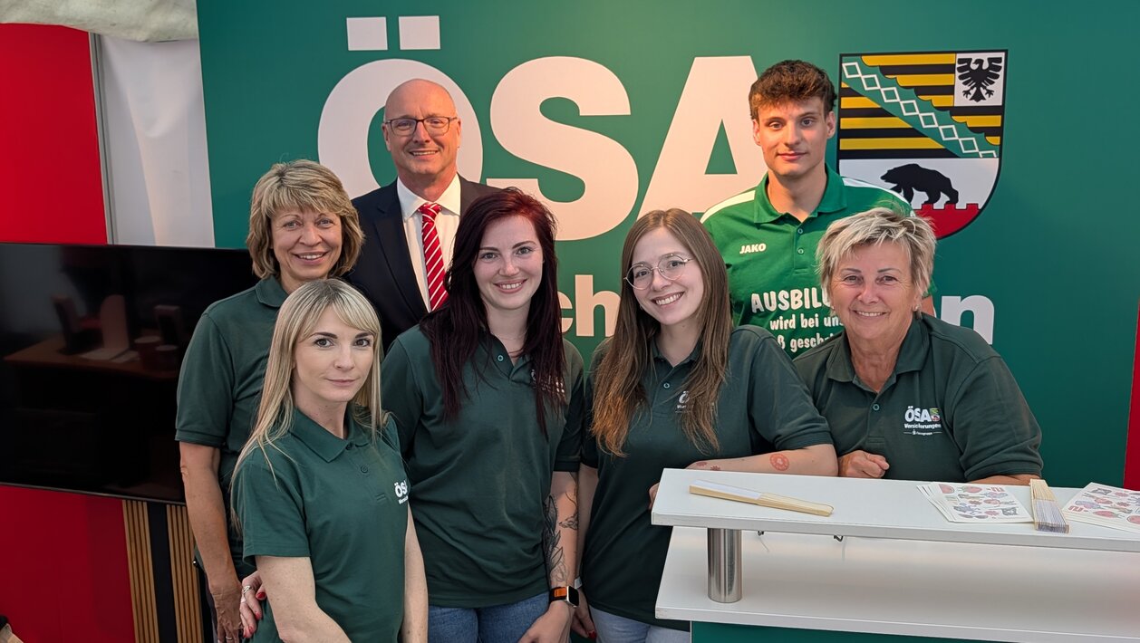 ÖSA-Stand beim Sachsen-Anhalt-Tag 2026 in Bernburg, Foto: OSV